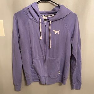 Pink small zip up hoodie